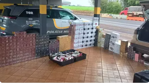 Polícia Rodoviária apreende mais de R$ 160 mil em mercadorias sem nota fiscal em Palmital (SP)